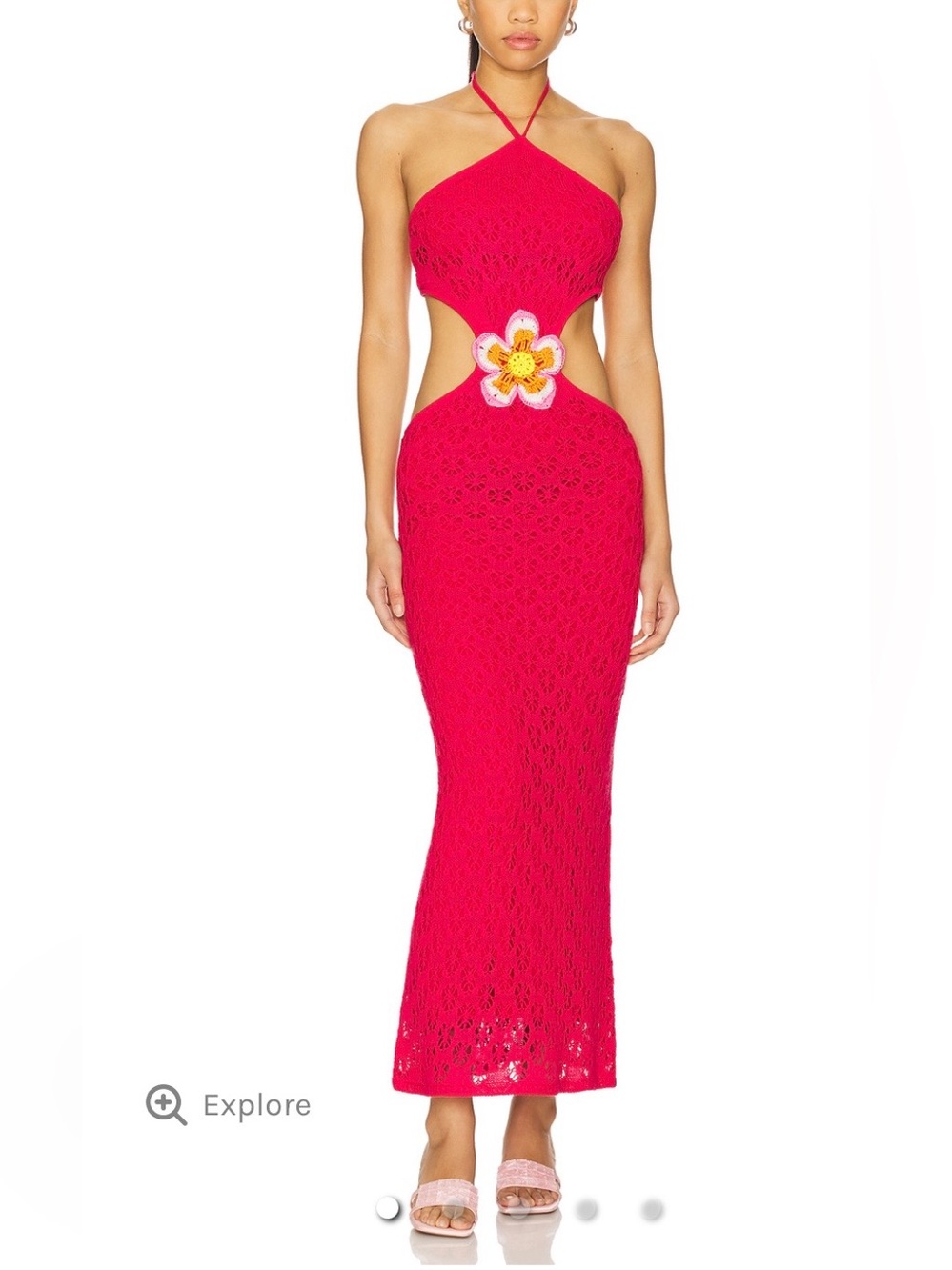 Lucinda flower 🌺 red dress by cappitana.great condition
